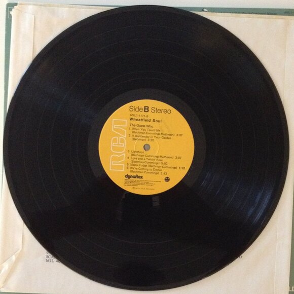 The Guess Who Wheatfield Soul Classic Rock Vinyl Record LP 1969 - Picture 4 of 4